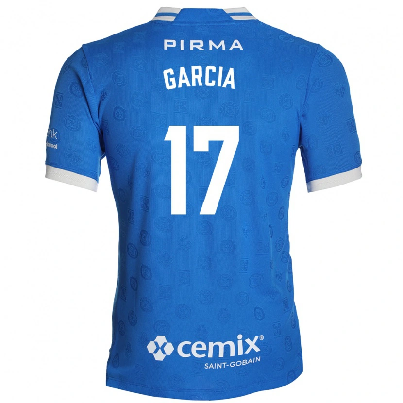 Danxen Hombre Camiseta Amaury García #17 Azul Blanco Rojo 1ª Equipación 2026/27 La Camisa