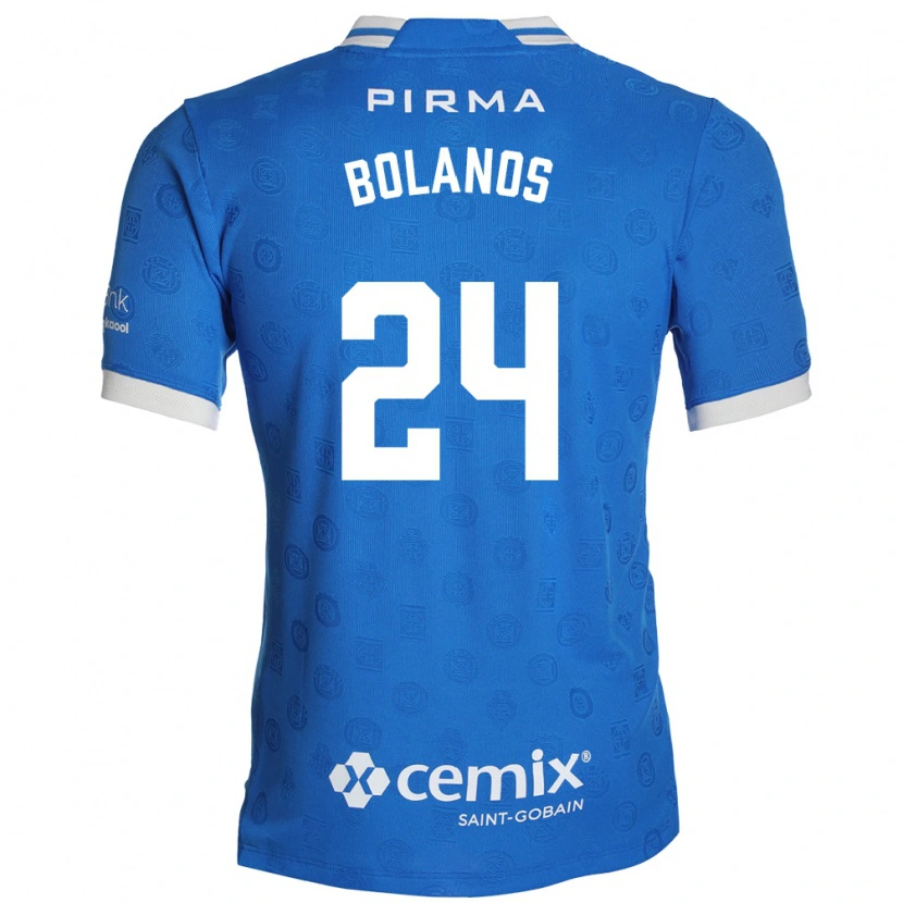 Danxen Hombre Camiseta Jatziry Bolanos #24 Azul Blanco Rojo 1ª Equipación 2026/27 La Camisa