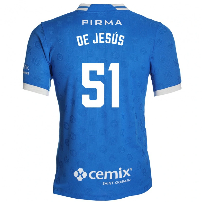 Danxen Hombre Camiseta Luis De Jesús #51 Azul Blanco Rojo 1ª Equipación 2026/27 La Camisa