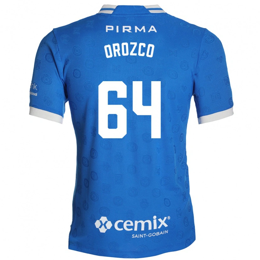 Danxen Hombre Camiseta Fabrizzio Orozco #64 Azul Blanco Rojo 1ª Equipación 2026/27 La Camisa