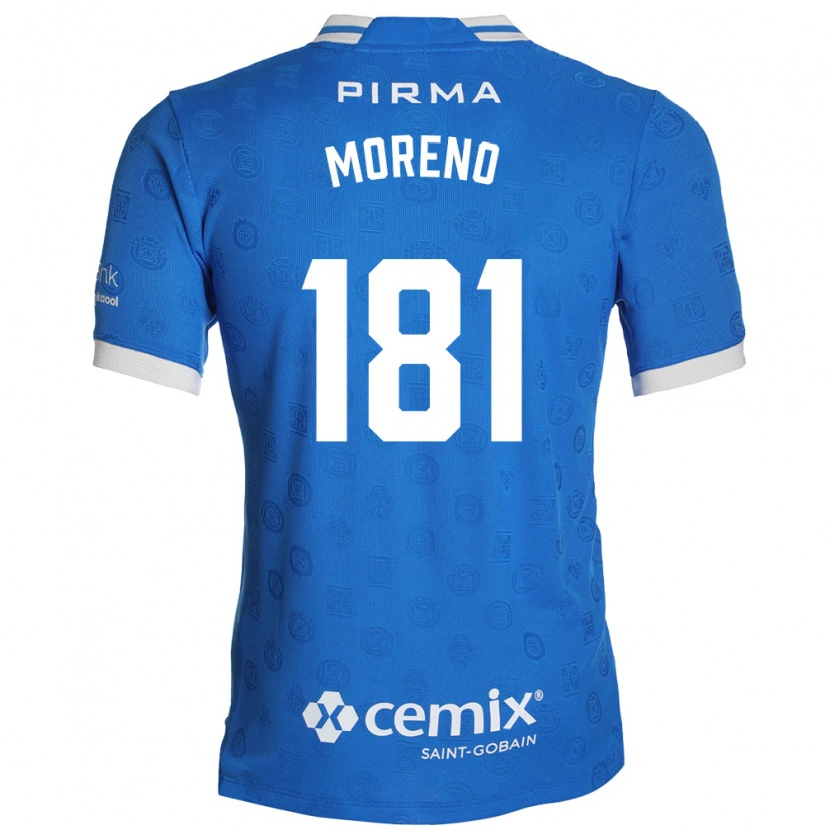 Danxen Hombre Camiseta Roberto Moreno #181 Azul Blanco Rojo 1ª Equipación 2026/27 La Camisa