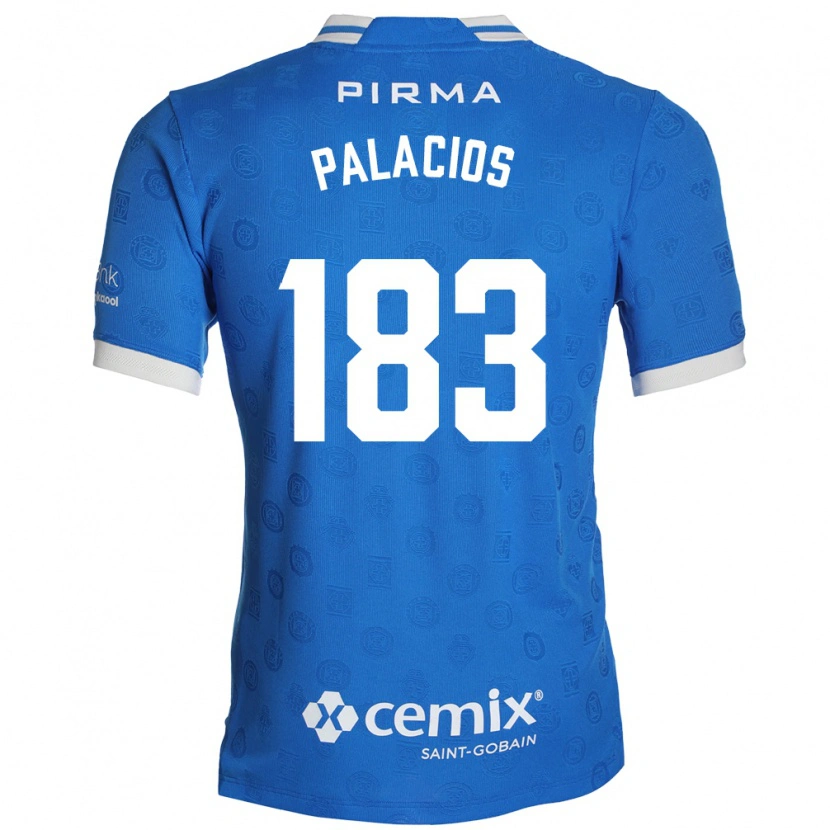 Danxen Hombre Camiseta Kelvin Palacios #183 Azul Blanco Rojo 1ª Equipación 2026/27 La Camisa
