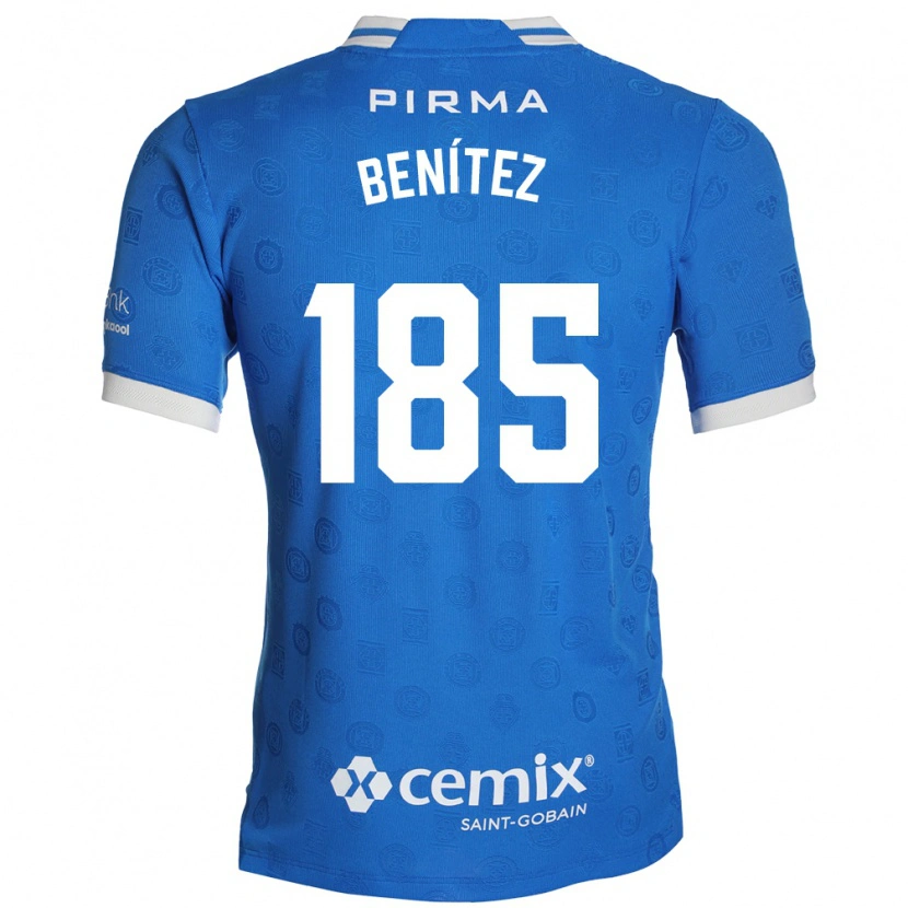 Danxen Hombre Camiseta Cristopher Benítez #185 Azul Blanco Rojo 1ª Equipación 2026/27 La Camisa