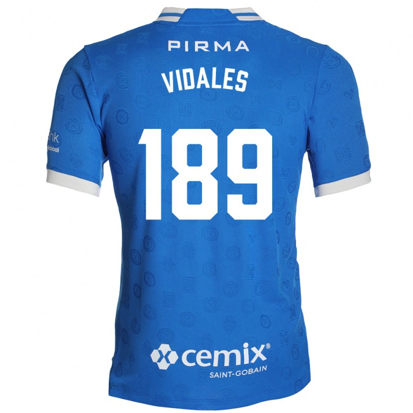 Danxen Hombre Camiseta Álvaro Vidales #189 Azul Blanco Rojo 1ª Equipación 2026/27 La Camisa