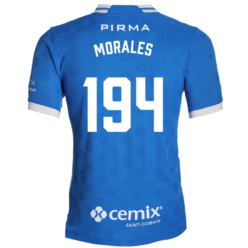 Danxen Hombre Camiseta Amaury Morales #194 Azul Blanco Rojo 1ª Equipación 2026/27 La Camisa