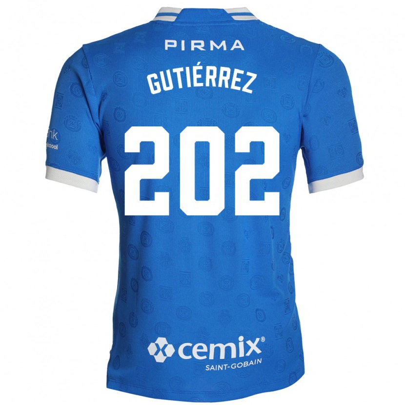 Danxen Hombre Camiseta Alex Gutiérrez #202 Azul Blanco Rojo 1ª Equipación 2026/27 La Camisa