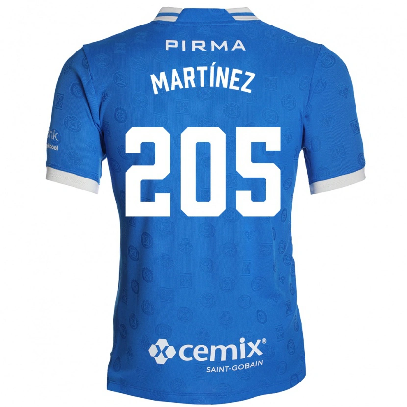 Danxen Hombre Camiseta César Martínez #205 Azul Blanco Rojo 1ª Equipación 2026/27 La Camisa