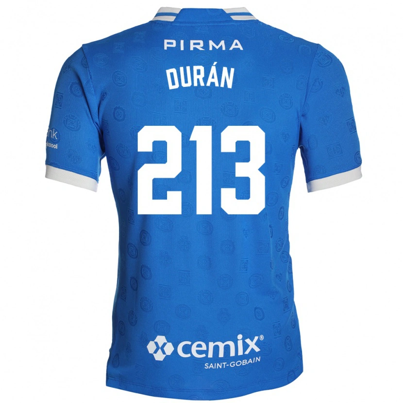 Danxen Hombre Camiseta Jeyson Durán #213 Azul Blanco Rojo 1ª Equipación 2026/27 La Camisa