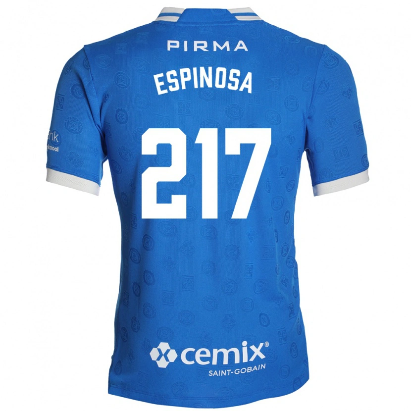 Danxen Hombre Camiseta Samuel Espinosa #217 Azul Blanco Rojo 1ª Equipación 2026/27 La Camisa