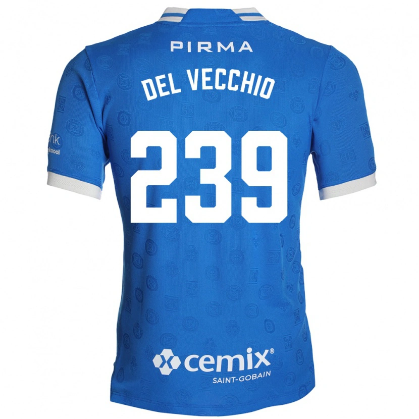 Danxen Hombre Camiseta Michael Del Vecchio #239 Azul Blanco Rojo 1ª Equipación 2026/27 La Camisa
