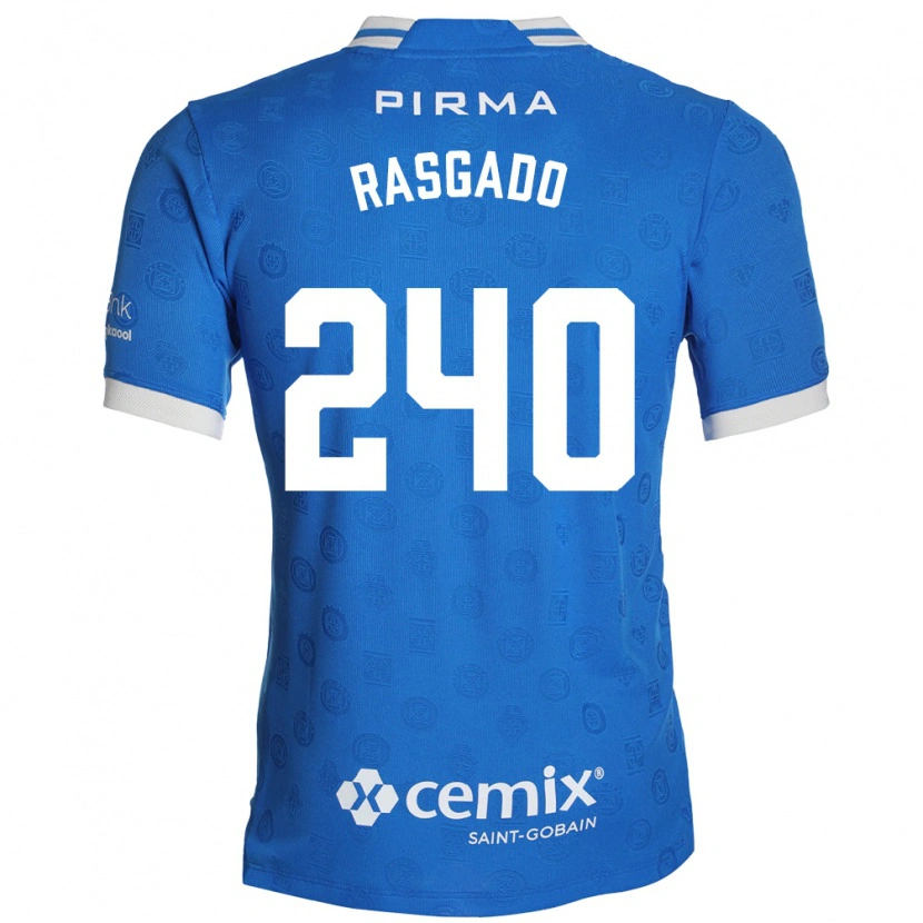 Danxen Hombre Camiseta Patricio Rasgado #240 Azul Blanco Rojo 1ª Equipación 2026/27 La Camisa