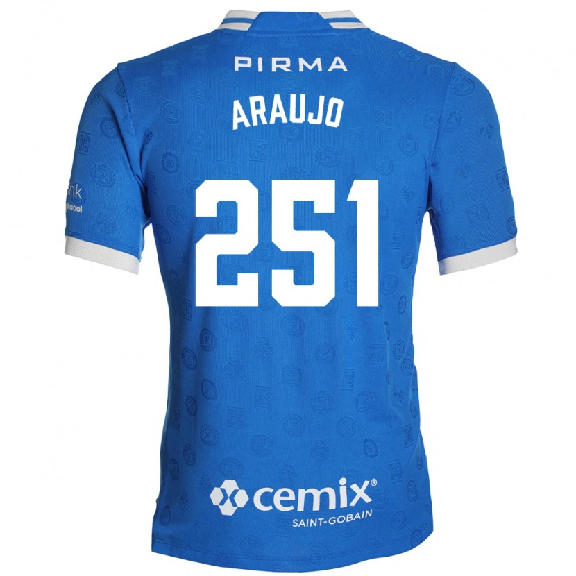 Danxen Hombre Camiseta Francisco Araujo #251 Azul Blanco Rojo 1ª Equipación 2026/27 La Camisa