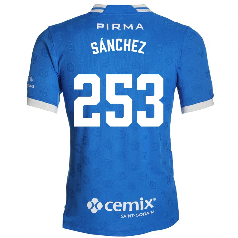 Danxen Hombre Camiseta Pablo Sánchez #253 Azul Blanco Rojo 1ª Equipación 2026/27 La Camisa