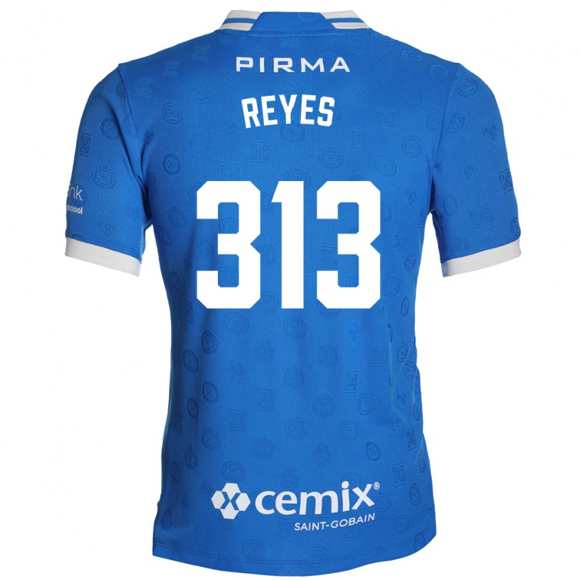 Danxen Hombre Camiseta Ian Reyes #313 Azul Blanco Rojo 1ª Equipación 2026/27 La Camisa