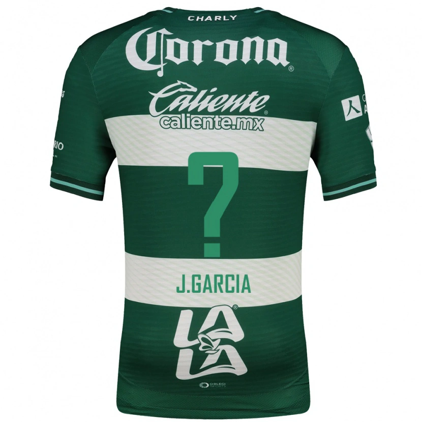 Danxen Hombre Camiseta Joel Garcia #0 Verde Blanco 1ª Equipación 2026/27 La Camisa