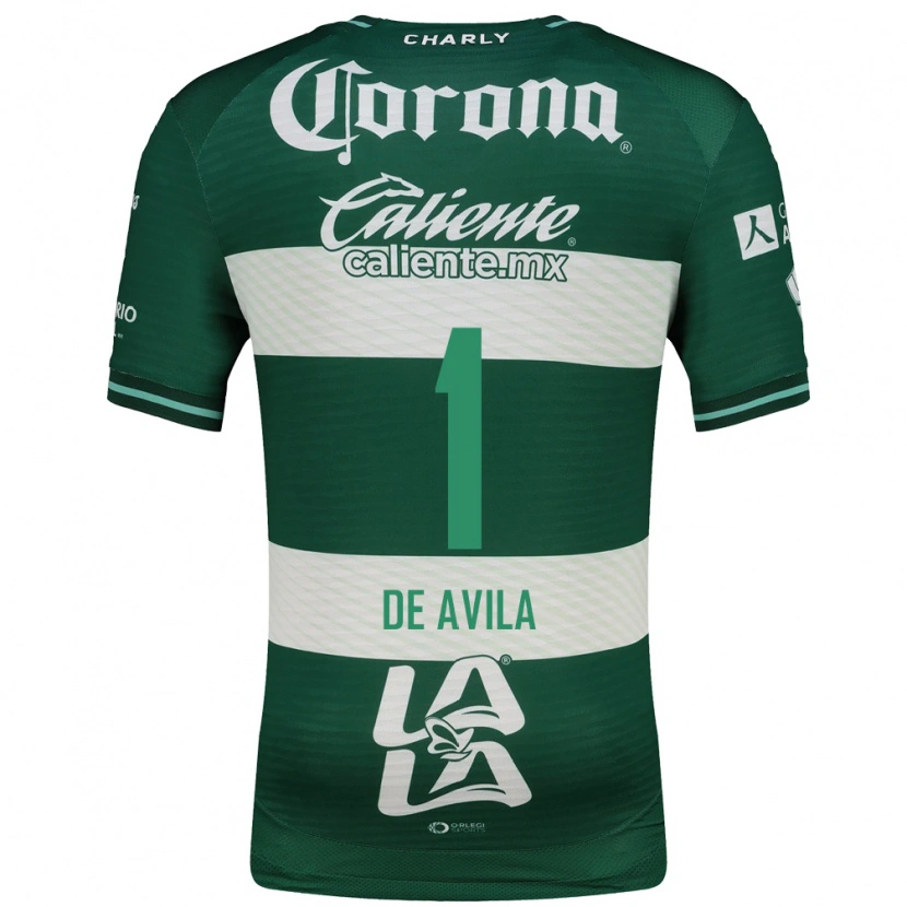 Danxen Hombre Camiseta Hannia De Avila #1 Verde Blanco 1ª Equipación 2026/27 La Camisa