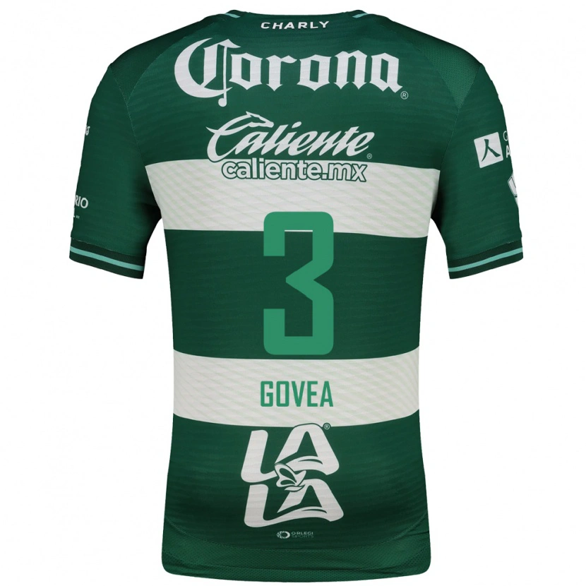 Danxen Hombre Camiseta Ismael Govea #3 Verde Blanco 1ª Equipación 2026/27 La Camisa
