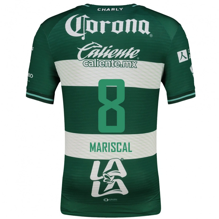 Danxen Hombre Camiseta Salvador Mariscal #8 Verde Blanco 1ª Equipación 2026/27 La Camisa
