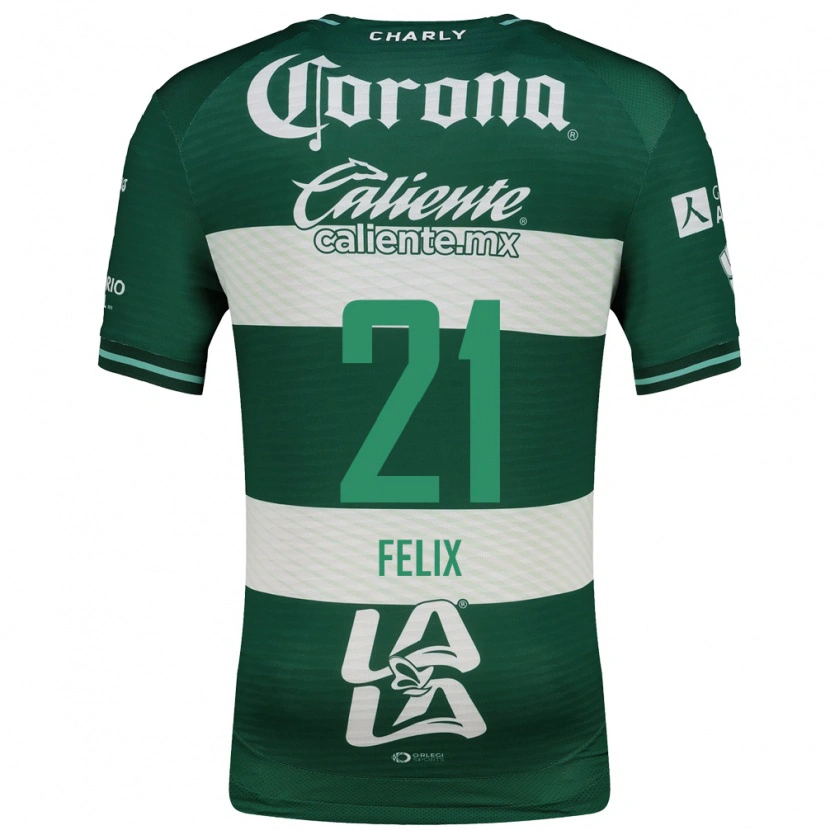 Danxen Hombre Camiseta Judith Félix #21 Verde Blanco 1ª Equipación 2026/27 La Camisa