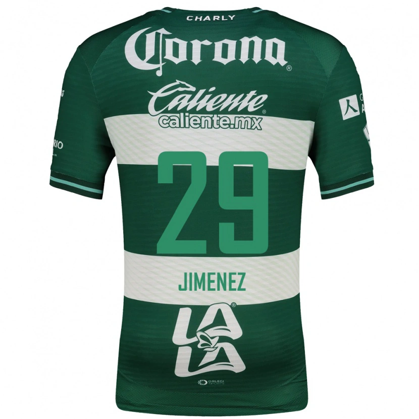 Danxen Hombre Camiseta Tahiel Jiménez #29 Verde Blanco 1ª Equipación 2026/27 La Camisa