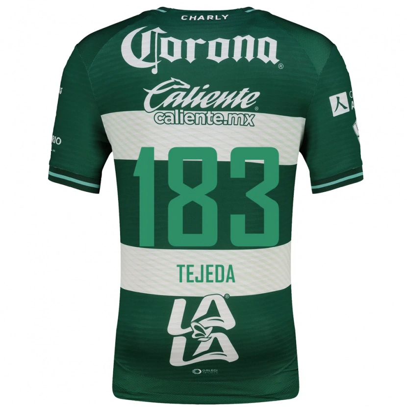 Danxen Hombre Camiseta Juan Tejeda #183 Verde Blanco 1ª Equipación 2026/27 La Camisa