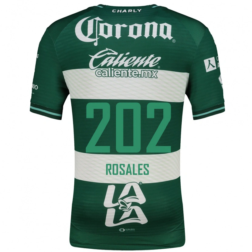 Danxen Hombre Camiseta Luis Rosales #202 Verde Blanco 1ª Equipación 2026/27 La Camisa