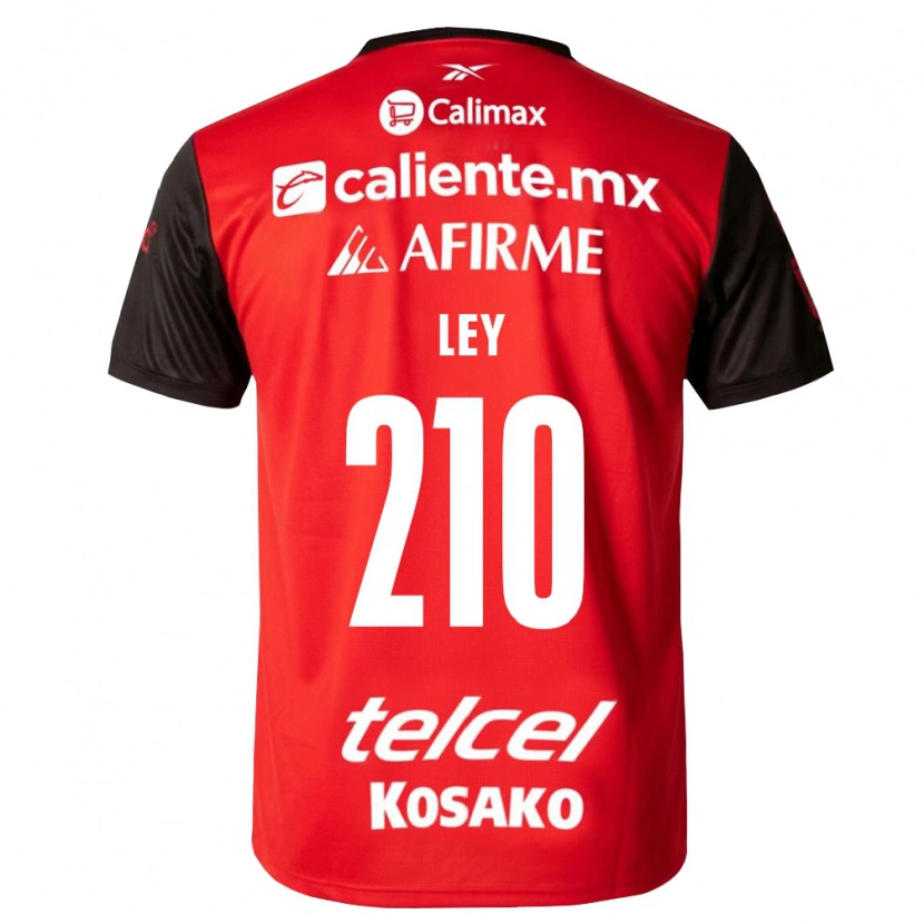 Danxen Hombre Camiseta Emanuel Ley #210 Negro Rojo 1ª Equipación 2026/27 La Camisa