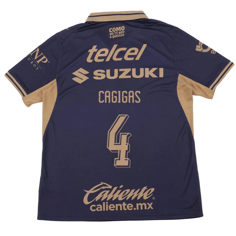 Danxen Hombre Camiseta Deneva Cagigas #4 Morado Marrón 1ª Equipación 2026/27 La Camisa