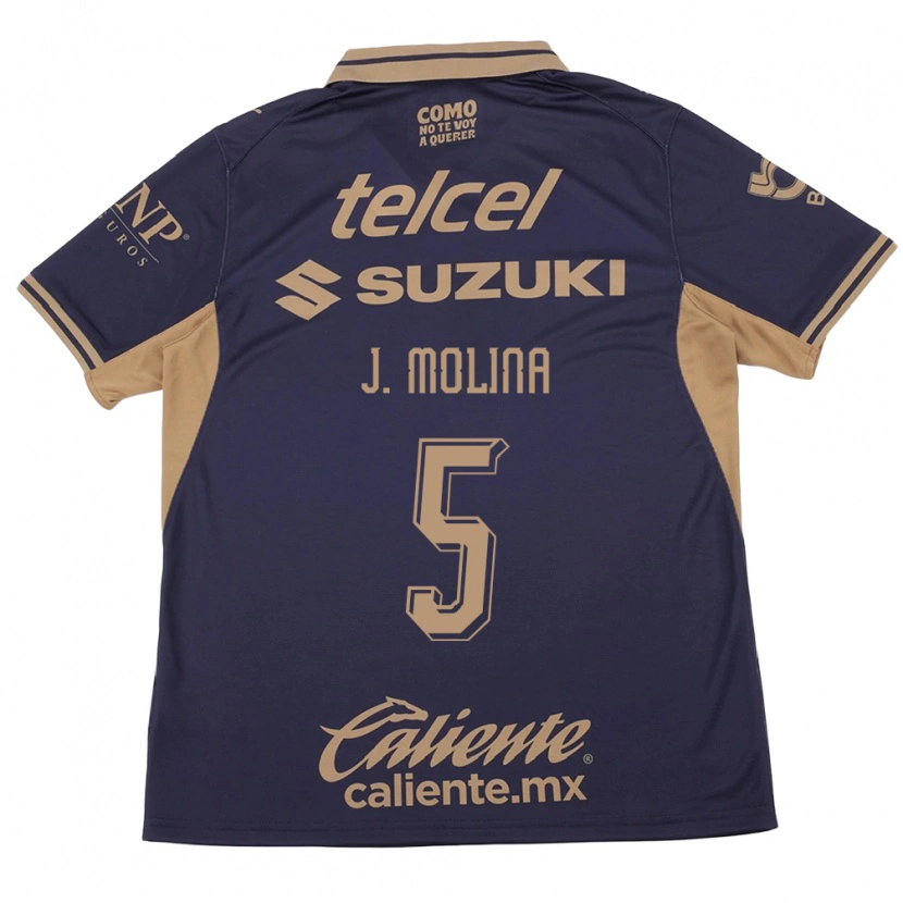 Danxen Hombre Camiseta Jesús Molina #5 Morado Marrón 1ª Equipación 2026/27 La Camisa