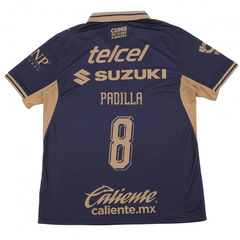 Danxen Hombre Camiseta Dania Padilla #8 Morado Marrón 1ª Equipación 2026/27 La Camisa