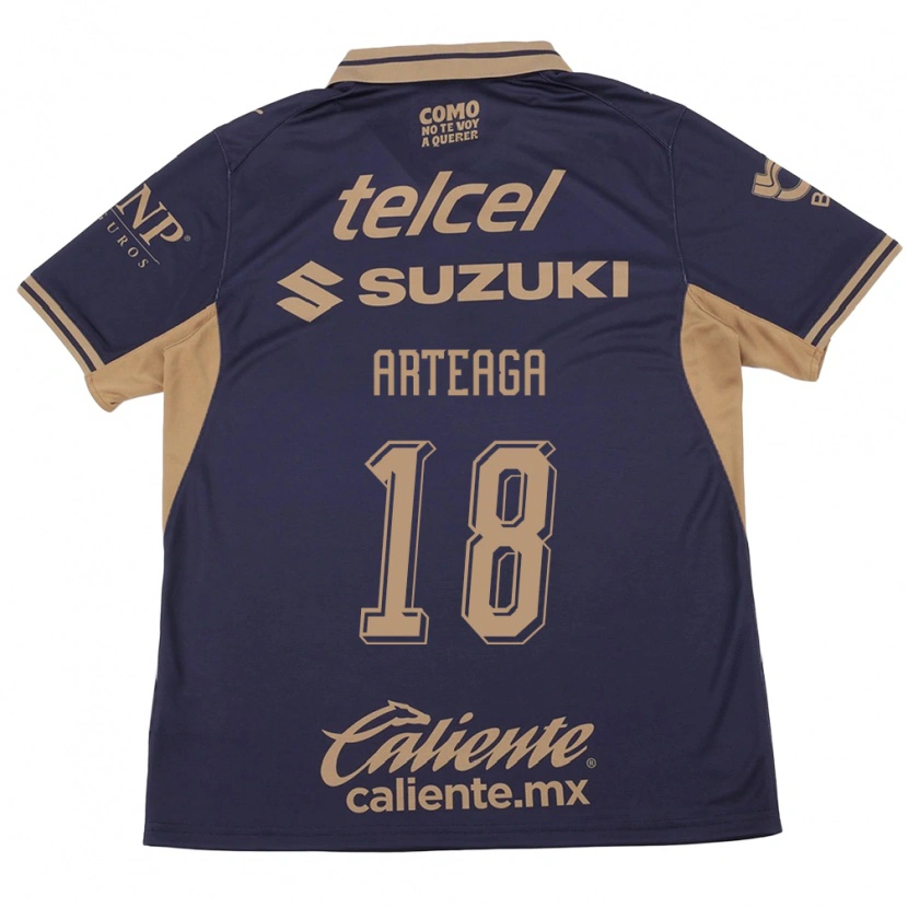 Danxen Hombre Camiseta Víctor Arteaga #18 Morado Marrón 1ª Equipación 2026/27 La Camisa