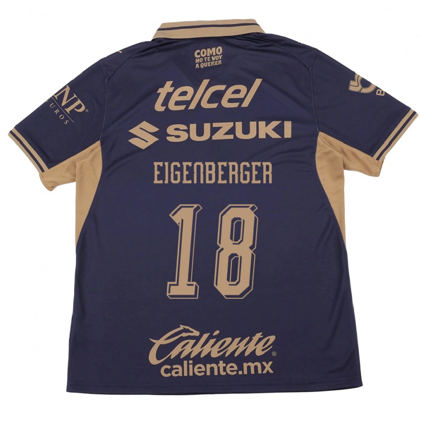 Danxen Hombre Camiseta Chandra Eigenberger #18 Morado Marrón 1ª Equipación 2026/27 La Camisa