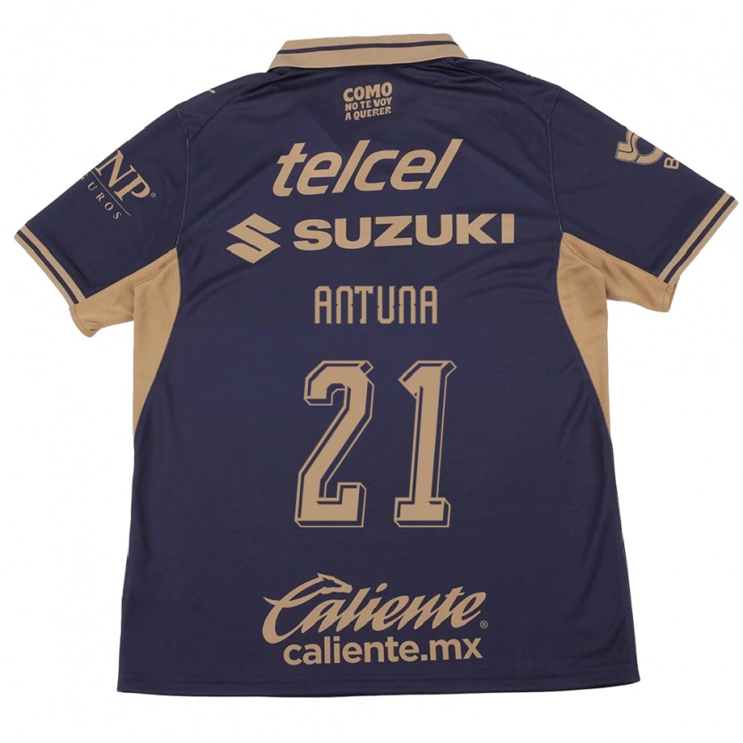 Danxen Hombre Camiseta Uriel Antuna #21 Morado Marrón 1ª Equipación 2026/27 La Camisa