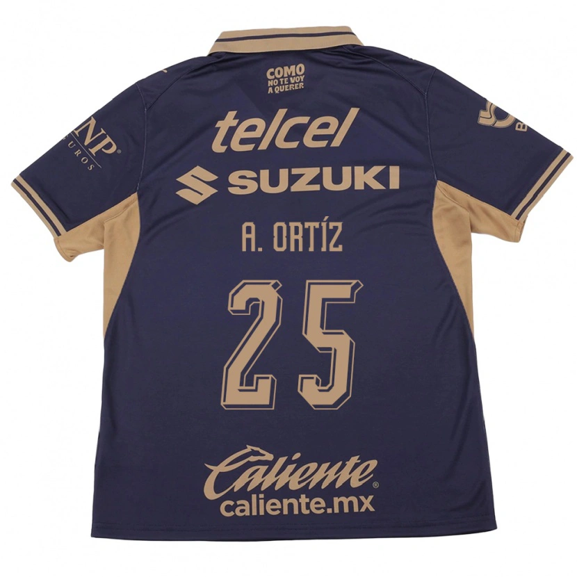 Danxen Hombre Camiseta Arturo Ortiz #25 Morado Marrón 1ª Equipación 2026/27 La Camisa
