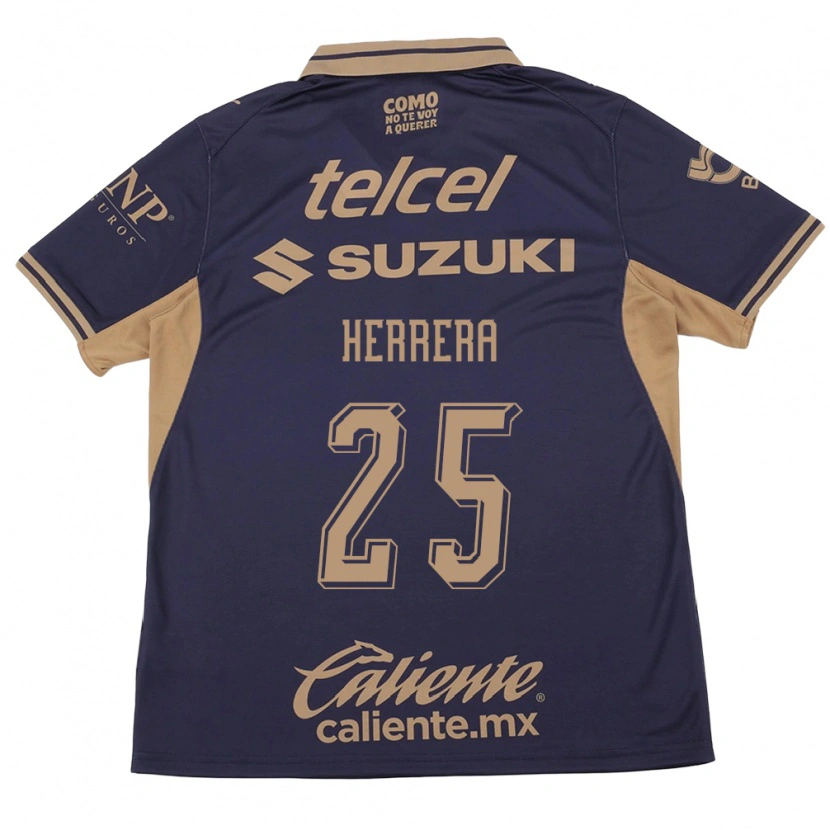 Danxen Hombre Camiseta Laura Herrera #25 Morado Marrón 1ª Equipación 2026/27 La Camisa