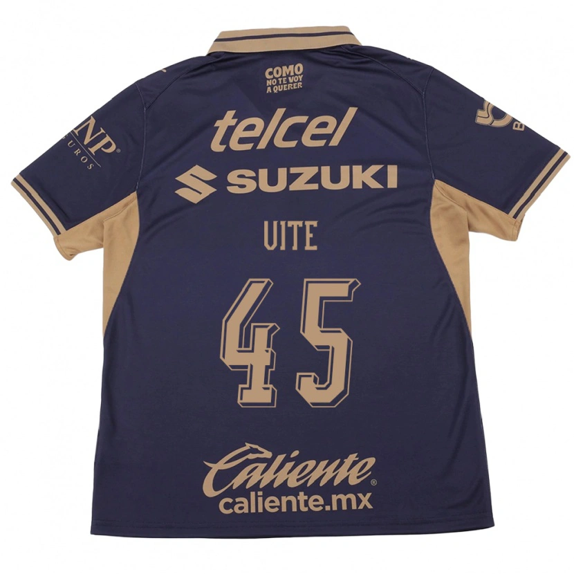 Danxen Hombre Camiseta Pedro Vite #45 Morado Marrón 1ª Equipación 2026/27 La Camisa