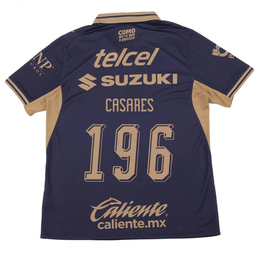 Danxen Hombre Camiseta Mateo Casares #196 Morado Marrón 1ª Equipación 2026/27 La Camisa