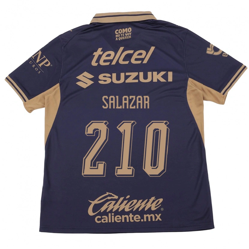 Danxen Hombre Camiseta Jared Salazar #210 Morado Marrón 1ª Equipación 2026/27 La Camisa