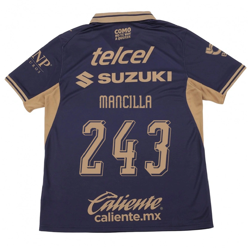 Danxen Hombre Camiseta José Mancilla #243 Morado Marrón 1ª Equipación 2026/27 La Camisa