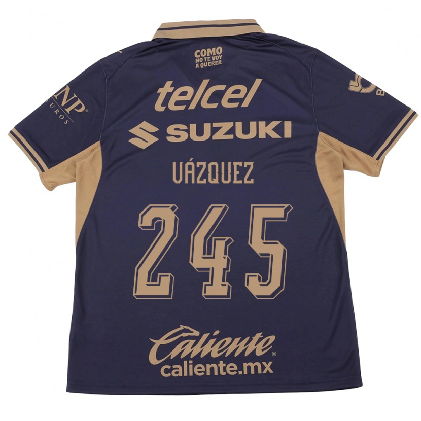 Danxen Hombre Camiseta Austin Vázquez #245 Morado Marrón 1ª Equipación 2026/27 La Camisa