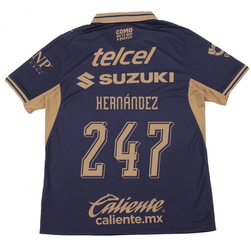 Danxen Hombre Camiseta Oswaldo Hernández #247 Morado Marrón 1ª Equipación 2026/27 La Camisa
