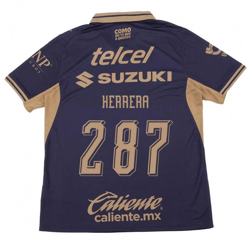 Danxen Hombre Camiseta Sebastián Herrera #287 Morado Marrón 1ª Equipación 2026/27 La Camisa