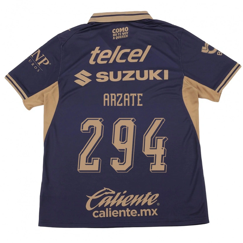 Danxen Hombre Camiseta Aarón Arzate #294 Morado Marrón 1ª Equipación 2026/27 La Camisa