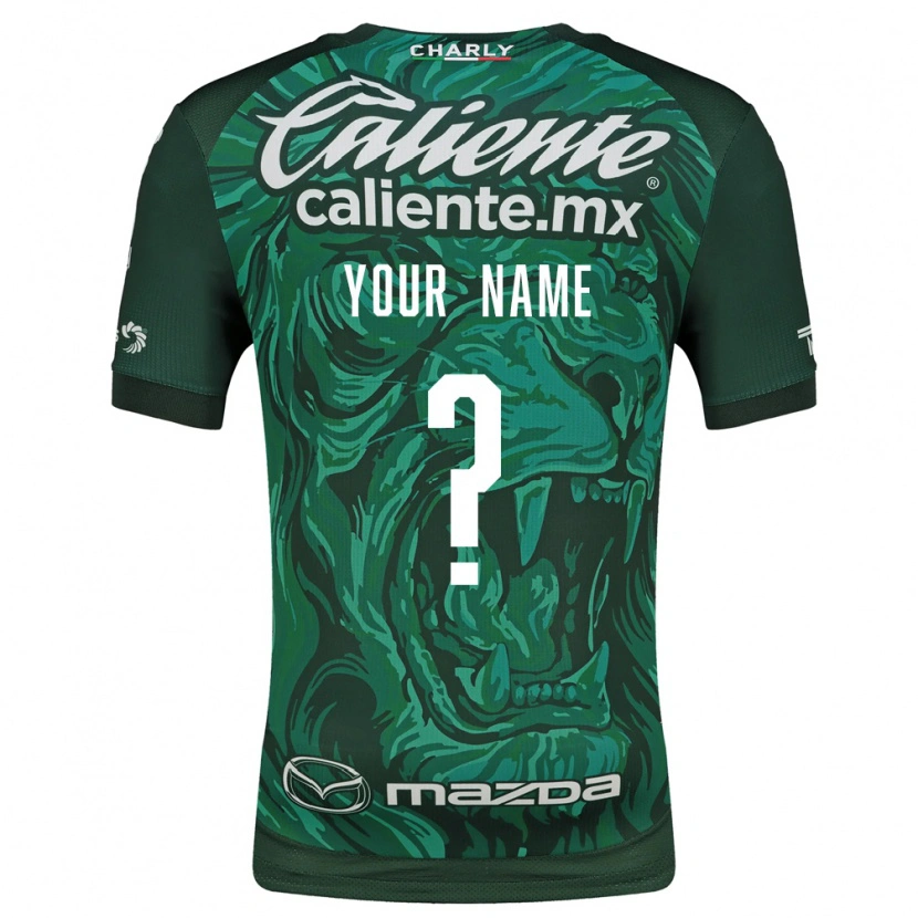 Danxen Hombre Camiseta Su Nombre #0 Verde Negro 1ª Equipación 2026/27 La Camisa