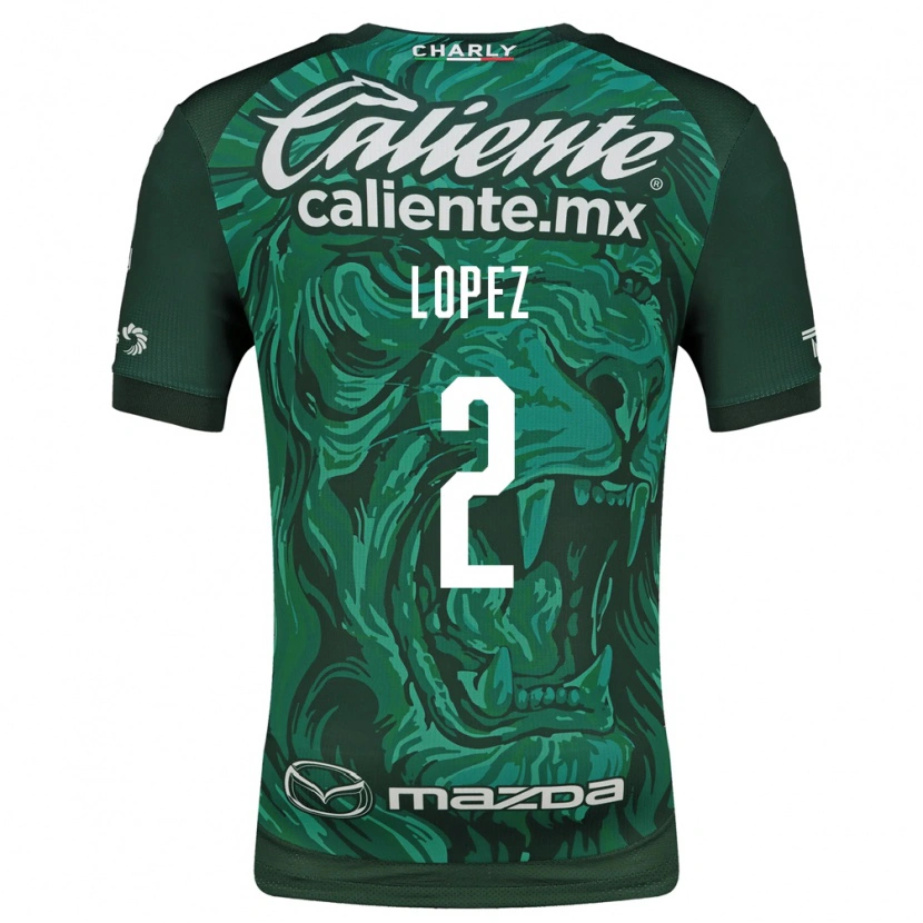 Danxen Hombre Camiseta Vanessa Lopez #2 Verde Negro 1ª Equipación 2026/27 La Camisa