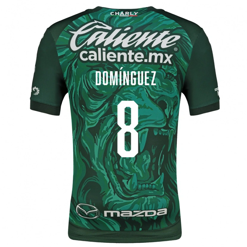 Danxen Hombre Camiseta Juan Domínguez #8 Verde Negro 1ª Equipación 2026/27 La Camisa