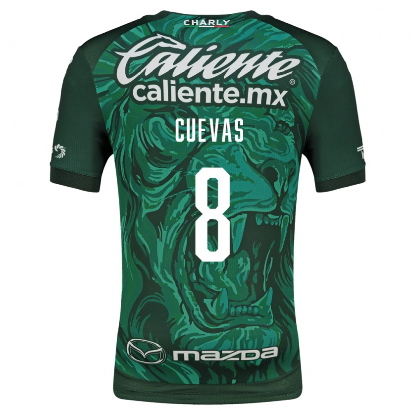 Danxen Hombre Camiseta Lucero Cuevas #8 Verde Negro 1ª Equipación 2026/27 La Camisa