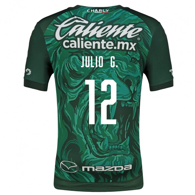 Danxen Hombre Camiseta Julio González #12 Verde Negro 1ª Equipación 2026/27 La Camisa