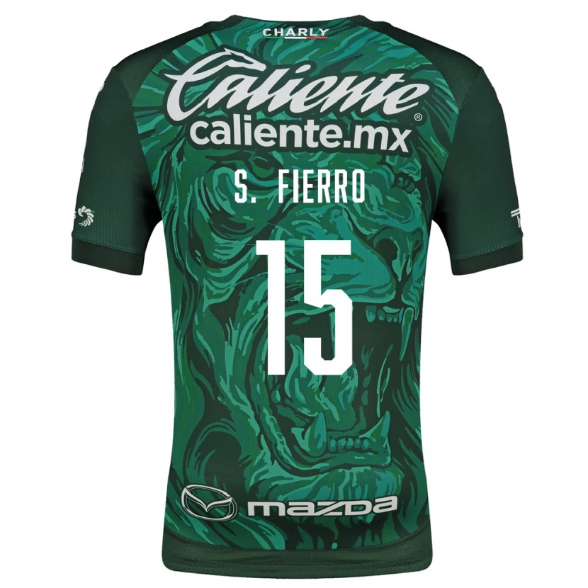 Danxen Hombre Camiseta Sebastián Fierro #15 Verde Negro 1ª Equipación 2026/27 La Camisa