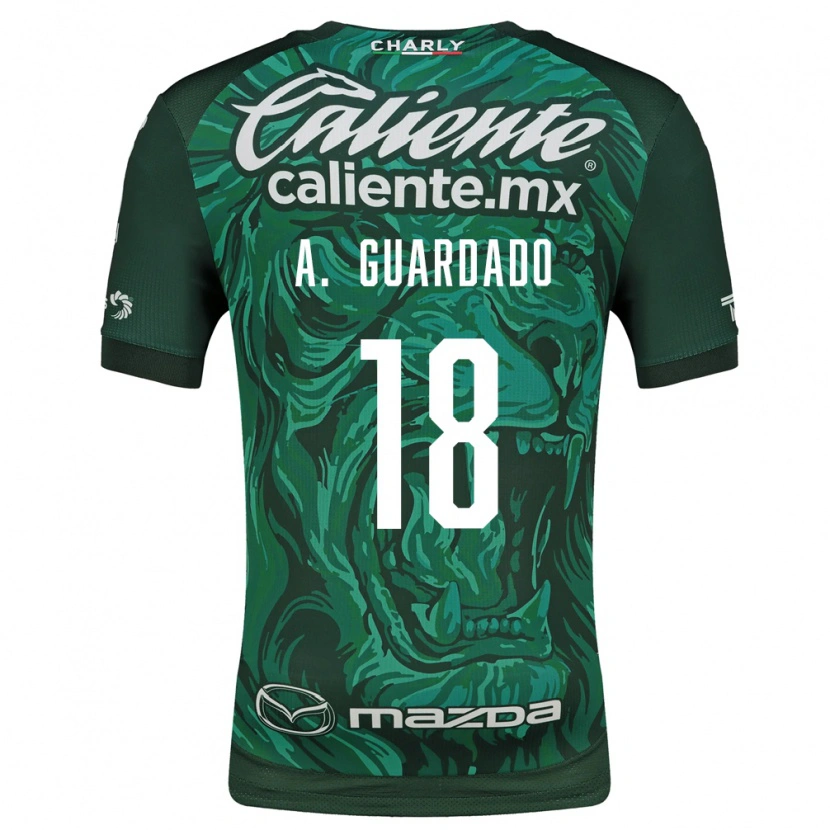 Danxen Hombre Camiseta Andres Guardado #18 Verde Negro 1ª Equipación 2026/27 La Camisa